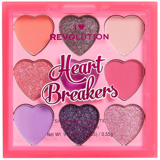 I Heart Heartbreakers Flamboyant Palette, Makeup Revolution Luomiväri