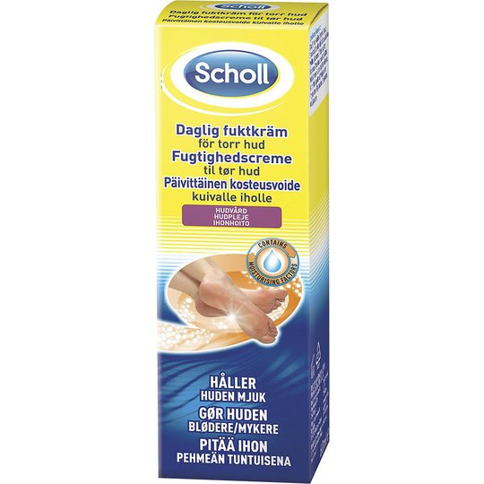 Daily Moisture Cream, 75 ml Scholl Jalkahoito