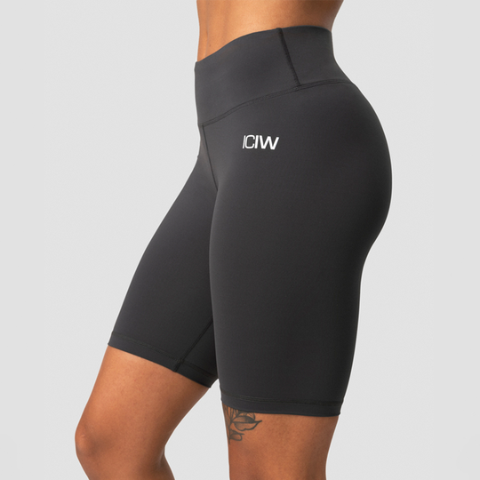 Classic V-Shape Biker Shorts, Anthracite