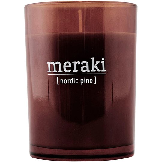 Nordic Pine Scented Candle, Meraki Tuoksukynttilät