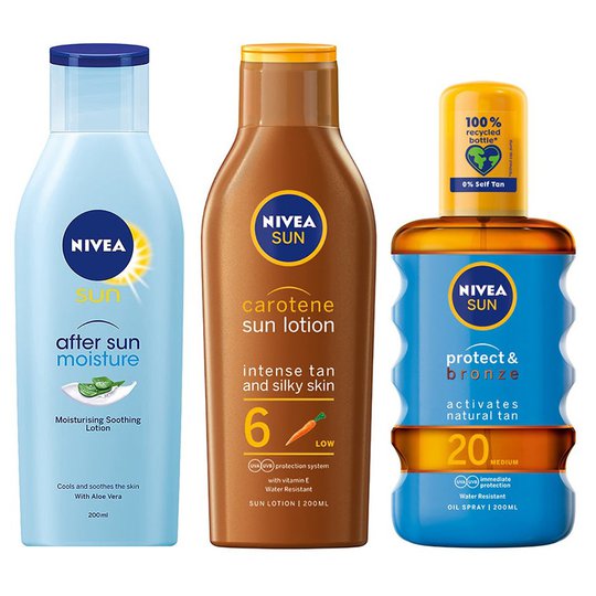 Nivea Tanning Bestsellers, Nivea Ihonhoito