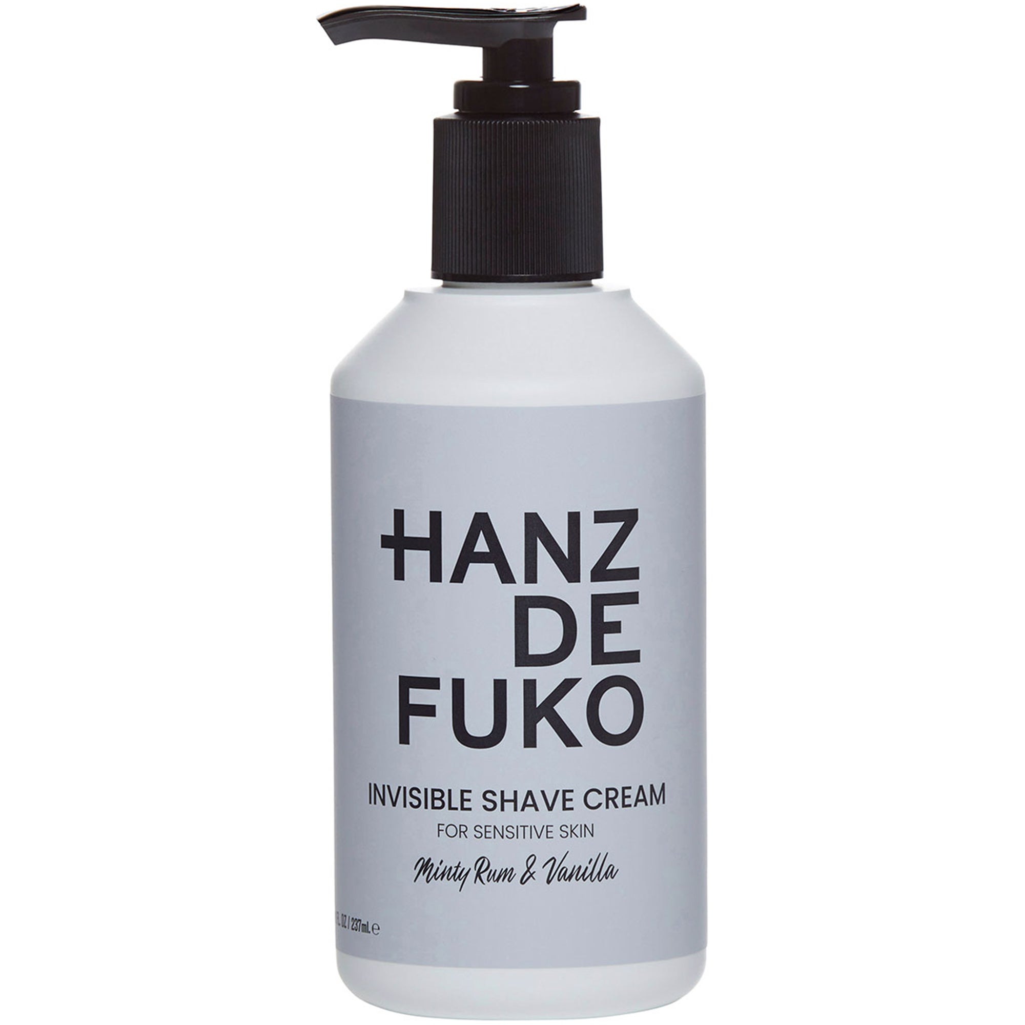 Hanz de Fuko Invisible Shave Cream, 237 ml Hanz de Fuko Parranajotuotteet