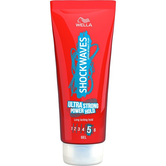 Wellashockwaves Ultra Strong Hold Gel, 200 ml Wella Styling Muotoilutuotteet