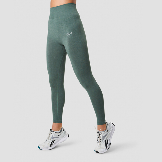 Define Seamless Tights, Sage Melange