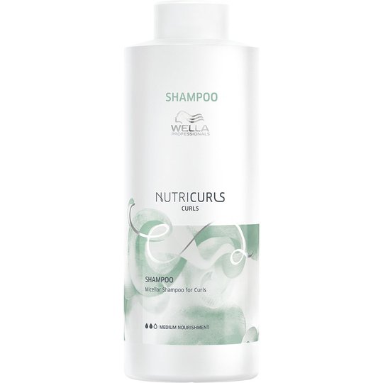 NUTRICURLS Micellar Shampoo for Curls, 1000 ml Wella Shampoo