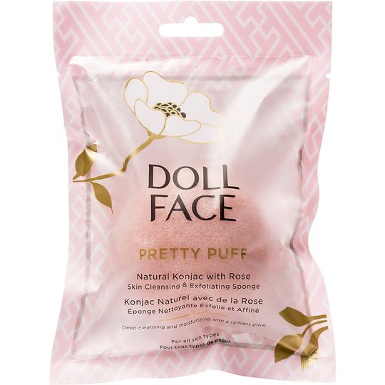 Doll Face Pretty Puff Rose Konjac Cleansing Sponge, Doll Face Ihonhoitolaitteet