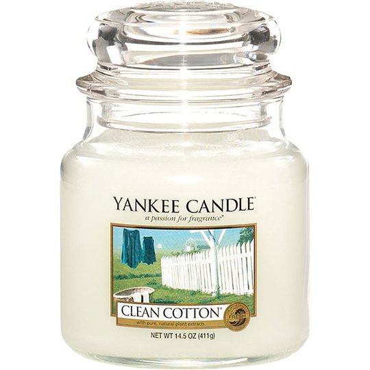 Clean Cotton, 411 g Yankee Candle Tuoksukynttilät