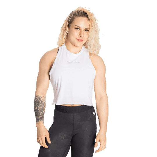 Fluid Loose Racerback, White