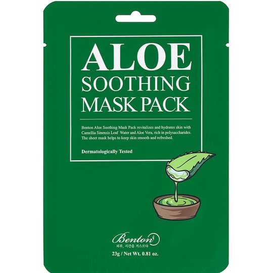 Aloe Soothing Mask Pack, 23 ml Benton Kasvonaamiot