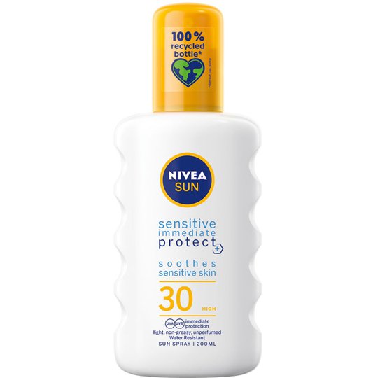 Protect & Sensitive Soothing Spray SPF 30, 200 ml Nivea Aurinkovoiteet