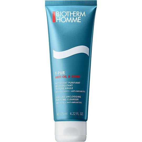 Biotherm Homme T-Pur Anti Oil & Wet Purifying Cleanser, 125 ml Biotherm Homme Kasvojen puhdistus