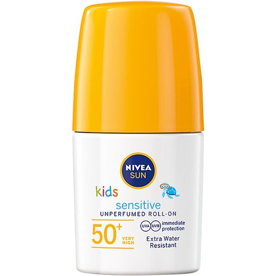 NSUN Kids Sensitive Roll-On SPF 50+, 50 ml Nivea Aurinkosuojat