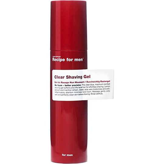 Recipe for Men Clear Shaving Gel, 100 ml Recipe for men Parranajotuotteet