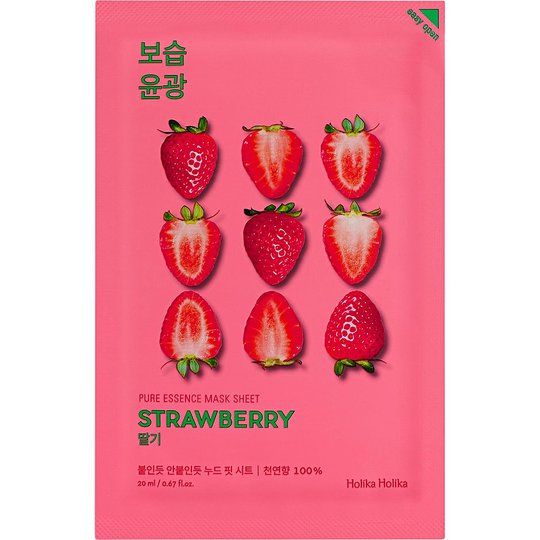 Holika Holika Pure Essence Mask Sheet - Strawberry, Holika Holika K-Beauty