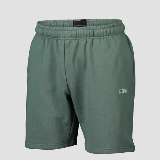 Essential Sweat Shorts, Dark Sage