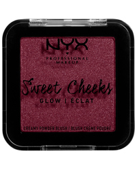 Sweet Cheeks Creamy Powder Blush Glowy, Red Riot