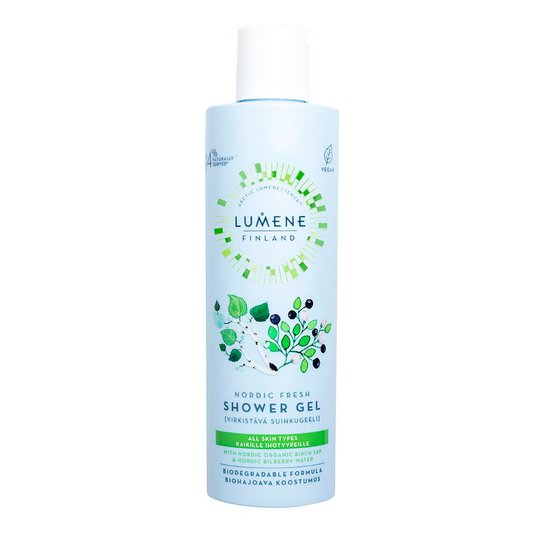 Nordic Fresh Shower Gel, 250 ml Lumene Suihkugeelit