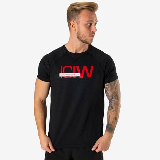 Mesh Training T-shirt, Black
