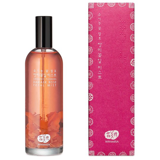 Damask Rose Petal Mist, 100 ml Whamisa Skincare Kasvovedet