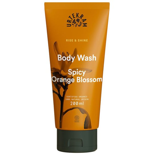 Rise & Shine Body Wash, 200 ml Urtekram Suihku- ja kylpytuotteet