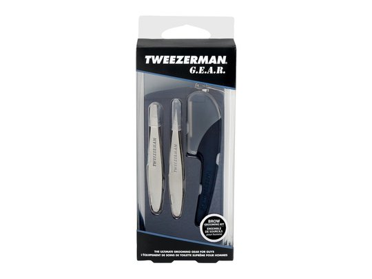 Gear Brow Grooming Kit, Tweezerman Pinsetit