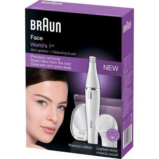 Epilation & Cleansing Face 830, Braun Epilaattori