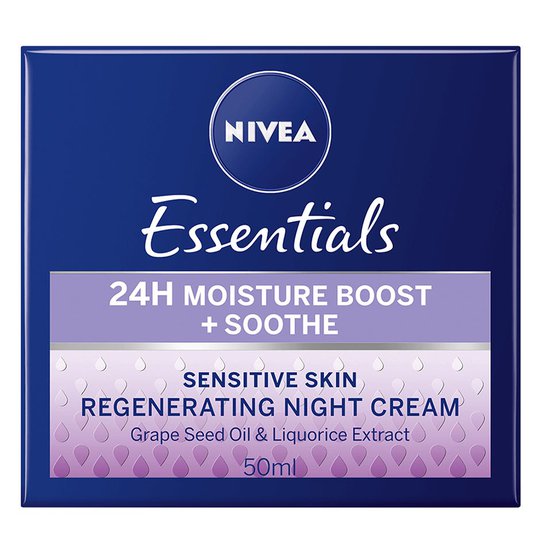 Daily Essentials Sensitive, 50 ml Nivea Yövoiteet