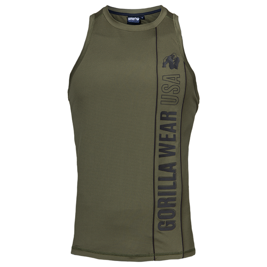 Branson Tank Top, Army Green/Black