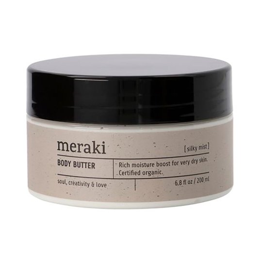 Body butter, Silky mist, 200 ml Meraki Vartalovoiteet