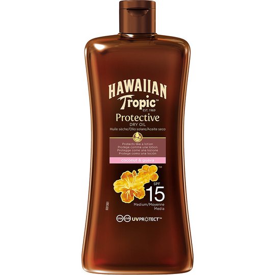 Hawaiian Tropic Protective Dry Oil SPF 15, 100 ml Hawaiian Tropic Päivetys