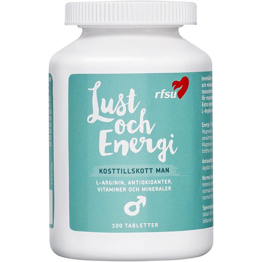 Lust & Energy Man, 100 pcs RFSU Ravintolisä