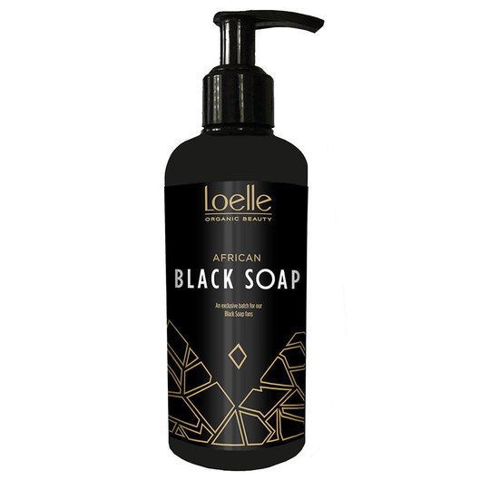 African Black Soap, 250 ml Loelle Suihkugeelit