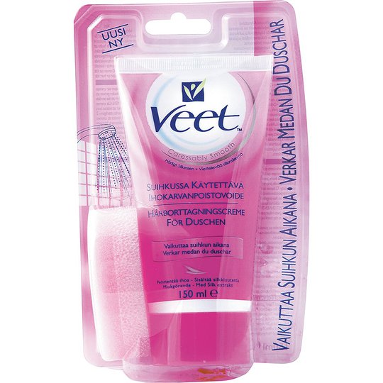 In Shower Hair Removal Cream For Normal Skin, 150 ml Veet Ihokarvanpoistovoide
