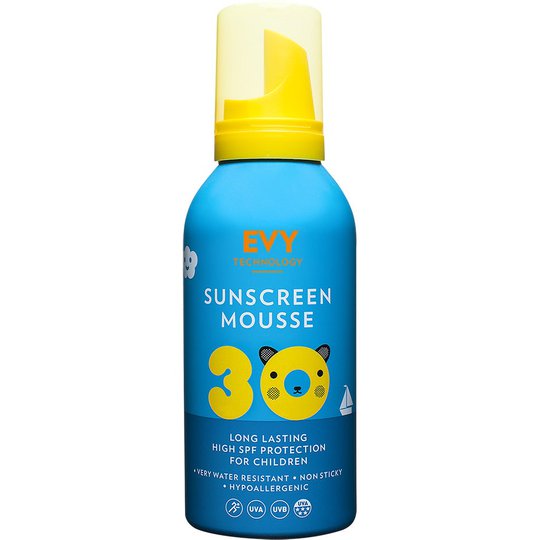 EVY Sunscreen Mousse Kids 30 SPF, 150 ml EVY Technology Päivetys