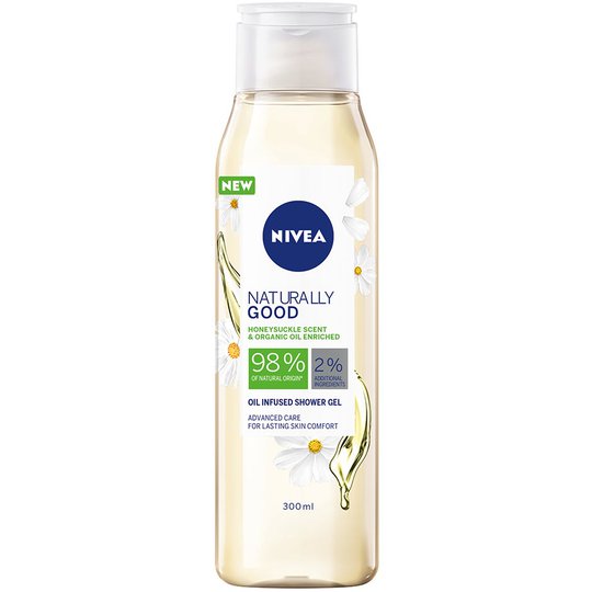 Naturally Good Honey Suckle Shower, 300 ml Nivea Saippuat
