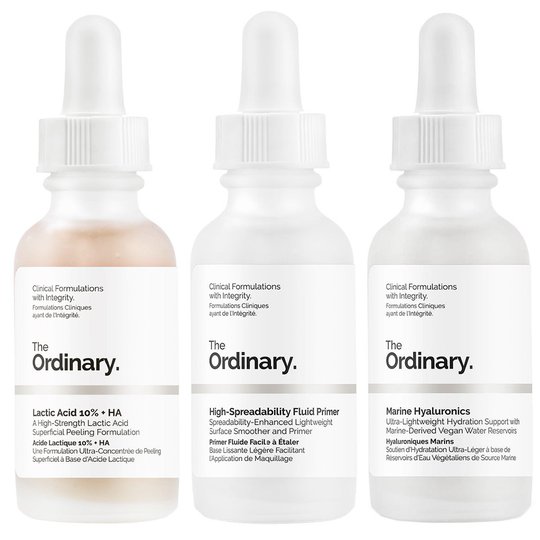 The Ordinary Set of Actives - Starter Kit For All Skintypes, The Ordinary Ihonhoito