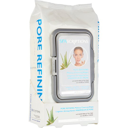 Pore Refining Makeup Cleansing Wipes, 60 pcs Spascriptions Ihonpuhdistus