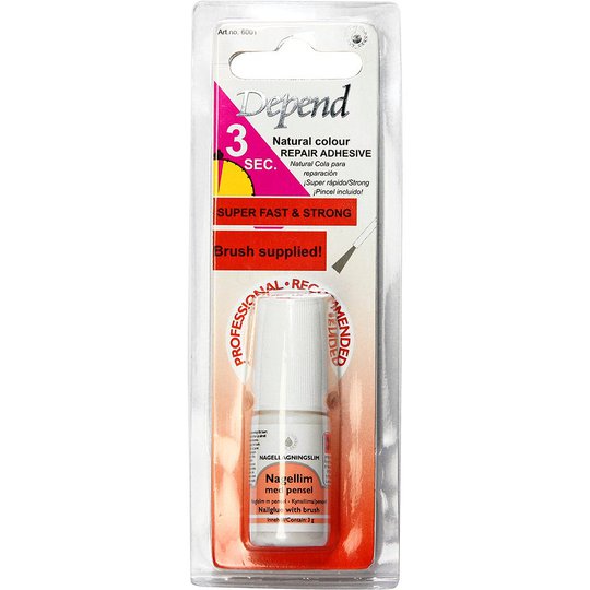 Depend Natural Fix Glue -kynnenkorjausliima, 6001, 3 g Depend Irtokynnet