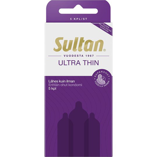 Sultan Ultra Thin, 5 pcs RFSU Kondomit