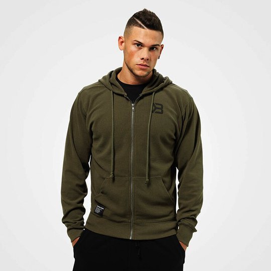 Stanton Zip Hood, Khaki Green