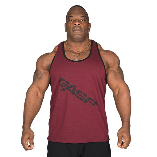 Vintage T-back, Maroon