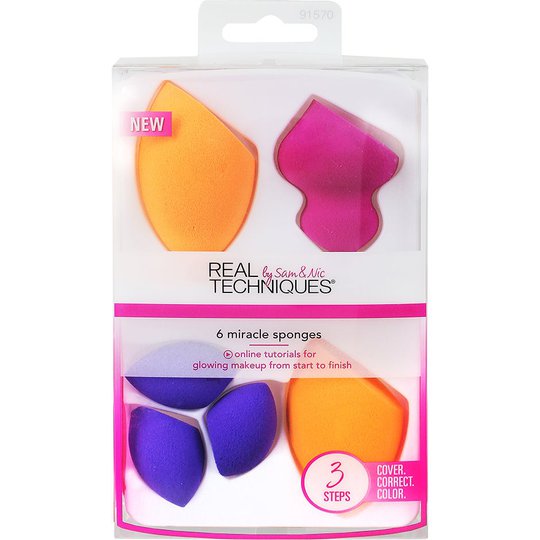 Real Techniques 6 Miracle Sponges, Real Techniques Meikkisienet