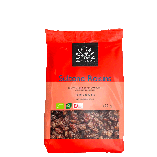 Sultanarusinoita Luomu, 400 g