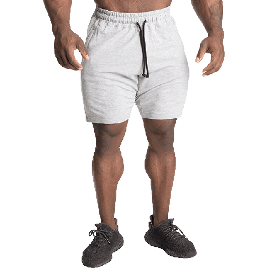 Gasp Tapered Sweatshorts, Light Grey Melange