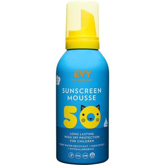 EVY Sunscreen Mousse For Kids SPF50, 150 ml EVY Technology Aurinkosuojat