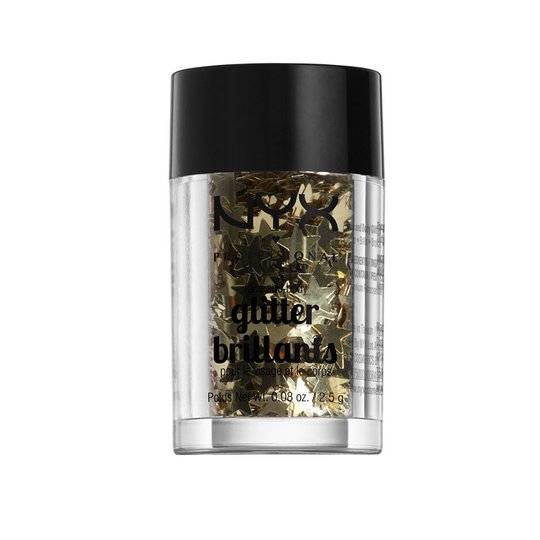 Shaped Glitter Brilliants, 1,2 g NYX Professional Makeup Luomiväri