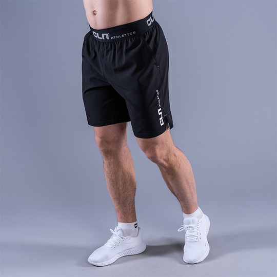 CLN Dino Stretch Shorts, Black