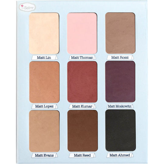 Meet Matt(e) Nude - Size Matt(e)rs Palette, 25 g the Balm Luomiväri