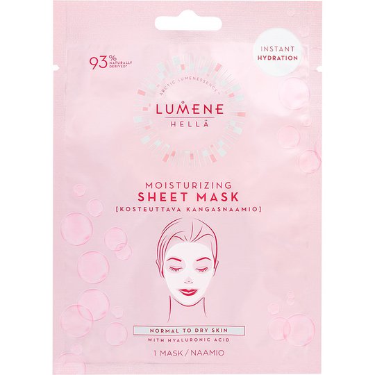 HELLÄ Moisturizing Sheet Mask, Lumene Kasvonaamio