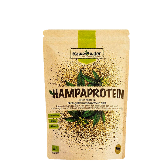 Luomuhamppuproteiini 50% Eco, 500 g
